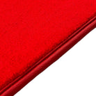 Red Floor Mats For Tesla Model S (2012-2023) with Red Trim - AutoWin