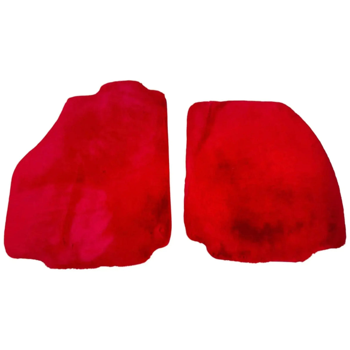 Red Sheepskin Floor Mats for Ferrari 458 Speciale (2012-2015)