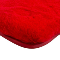 Red Sheepskin Floor Mats for Ferrari 458 Speciale (2012-2015)