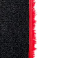 Red Sheepskin Floor Mats for Ferrari F12 Berlinetta (2012-2022)