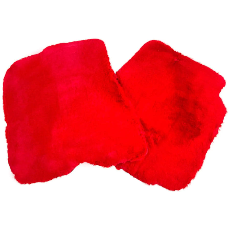 Red Sheepskin Floor Mats for Ferrari F12 Berlinetta (2012-2022)
