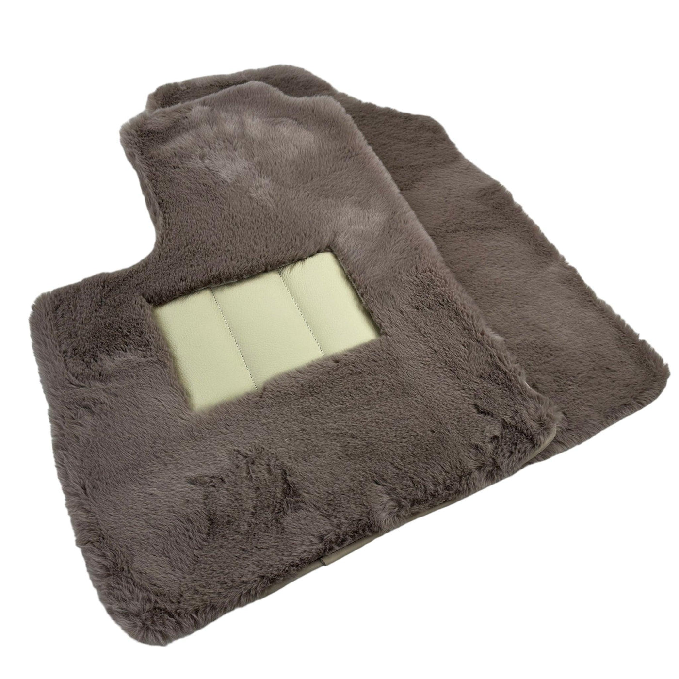 Sheepskin Floor Mats For Bentley Continental GTC (2018-2023) ER56 Design - AutoWin