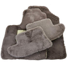 Sheepskin Floor Mats For Bentley Continental GTC (2018-2023) ER56 Design - AutoWin