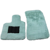 Tiffany Blue Sheepskin Floor Mats For Rolls Royce Spectre (2023-2024) ER56 Design Brand - AutoWin