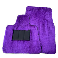 Violet Sheepskin Floor Mats for Rolls-Royce Phantom Drophead Coupe (2007-2016) - AutoWin