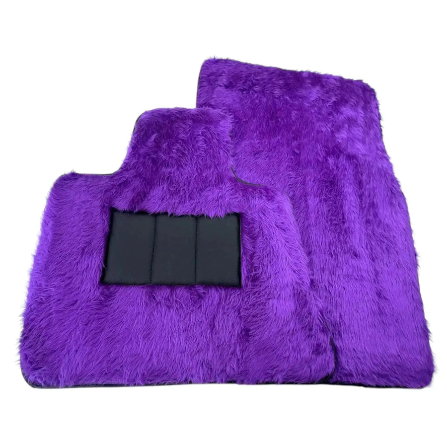 Tapis de sol en peau de mouton violet pour Rolls-Royce Phantom VIII (2017-2024) - AutoWin