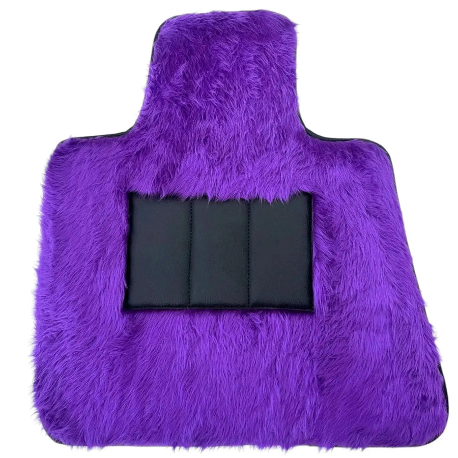 Tapis de sol en peau de mouton violet pour Rolls-Royce Phantom VIII (2017-2024) - AutoWin