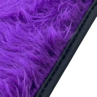 Tapis de sol en peau de mouton violet pour Rolls-Royce Phantom VIII (2017-2024) - AutoWin