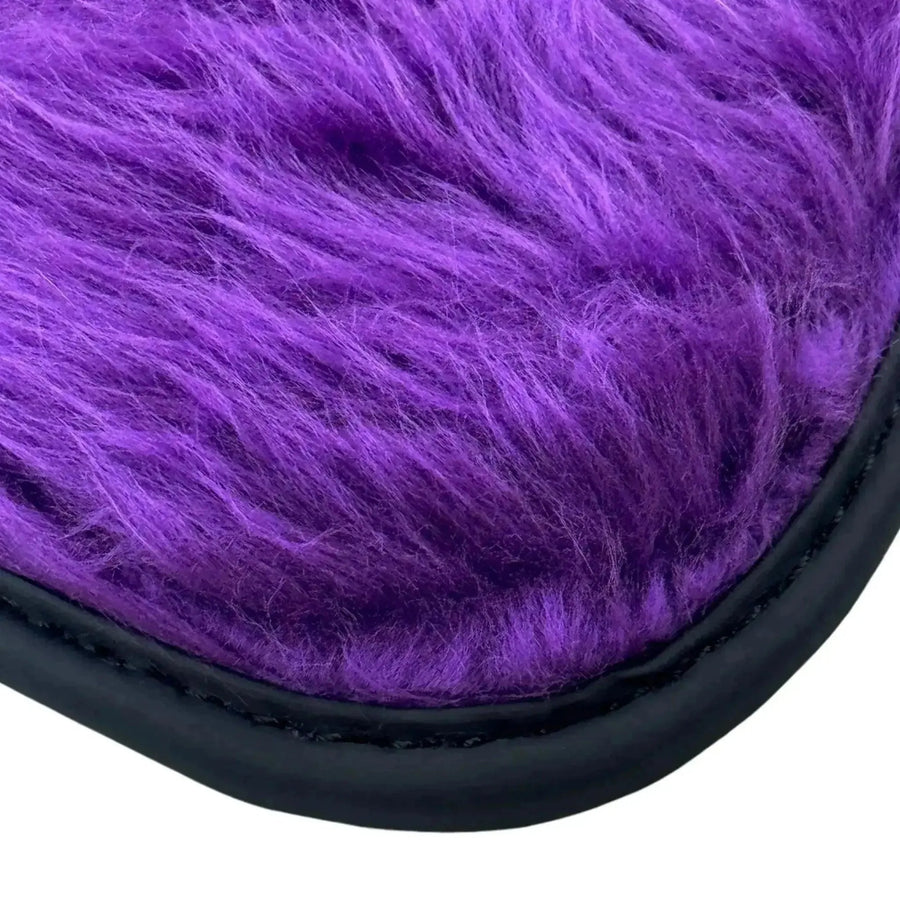 Tapis de sol en peau de mouton violet pour Rolls-Royce Phantom VIII (2017-2024) - AutoWin