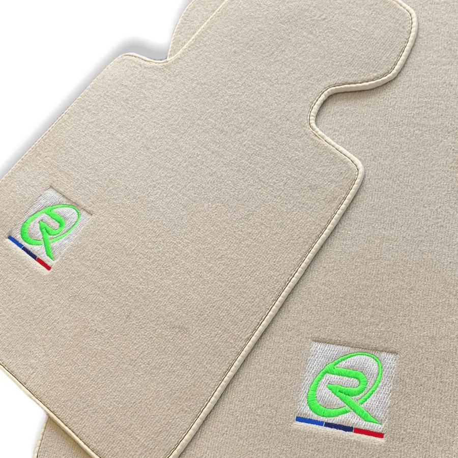 Beige Floor Mats For BMW 3 Series E92 Brand Tailored Set Perfect Fit - AutoWin