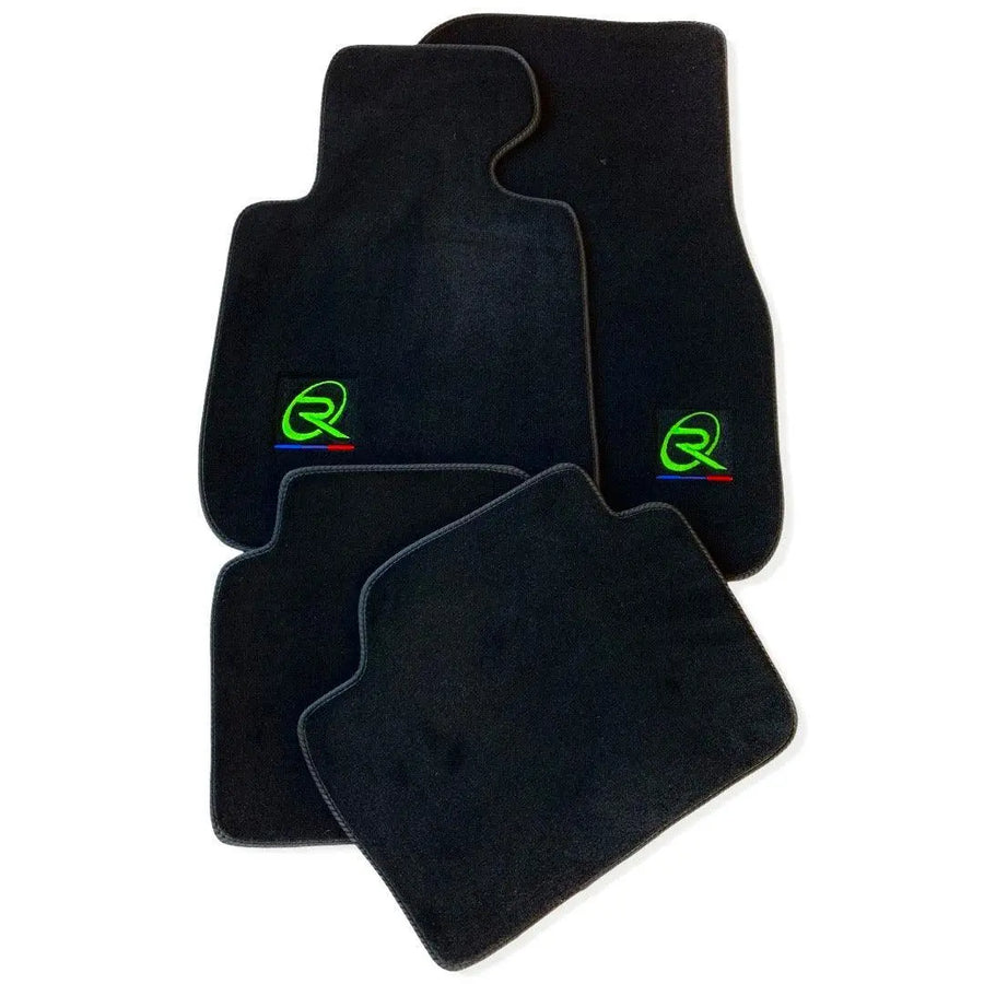Black Floor Mats For BMW 1 Series F20 Tailored Set Perfect Fit - AutoWin