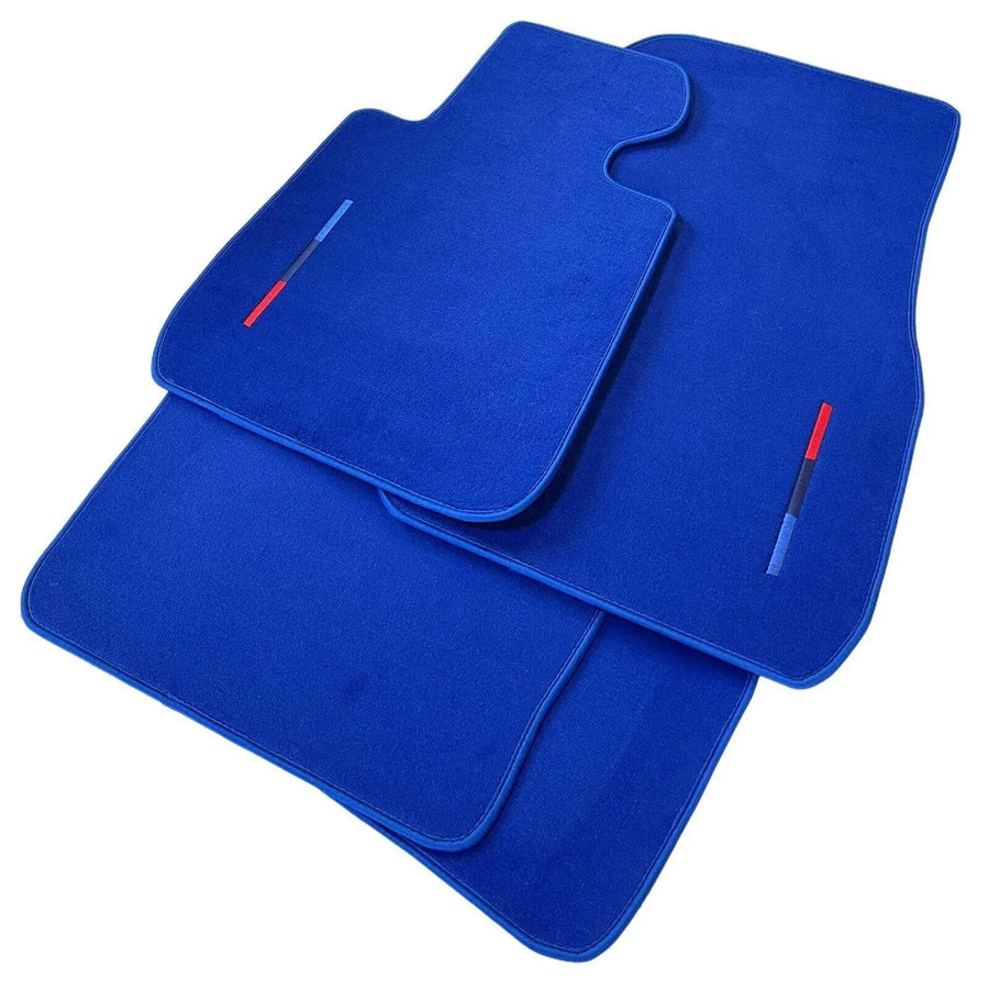 Blue Floor Mats For BMW 3 Series F30 M Package - AutoWin