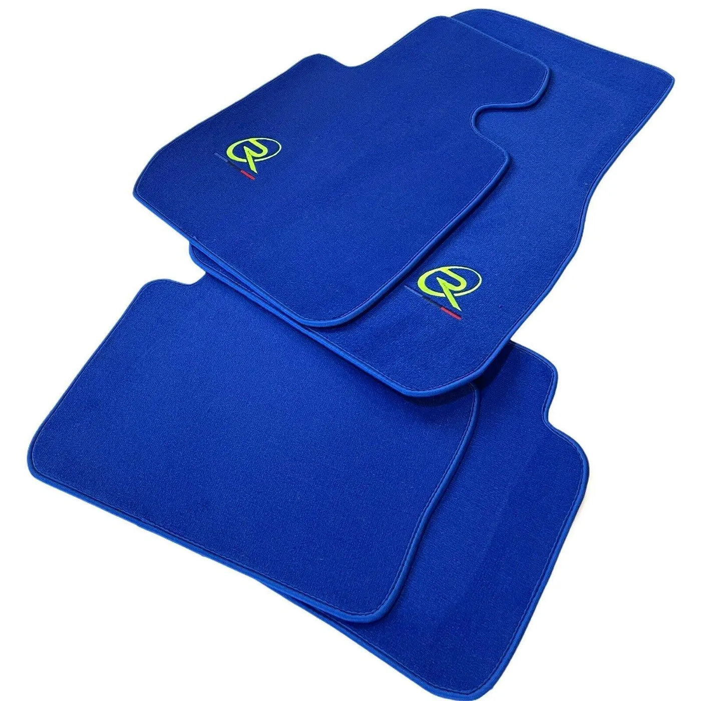 Blue Floor Mats For BMW 4 Series F33 Tailored Set Perfect Fit - AutoWin