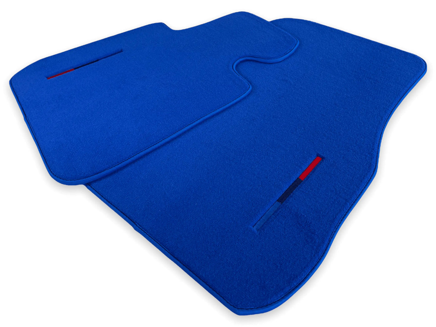 Blue Floor Mats For BMW M3 F80 Series With M Package - AutoWin