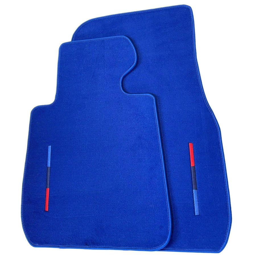 Blue Floor Mats For BMW M4 Series F82 With M Package - AutoWin