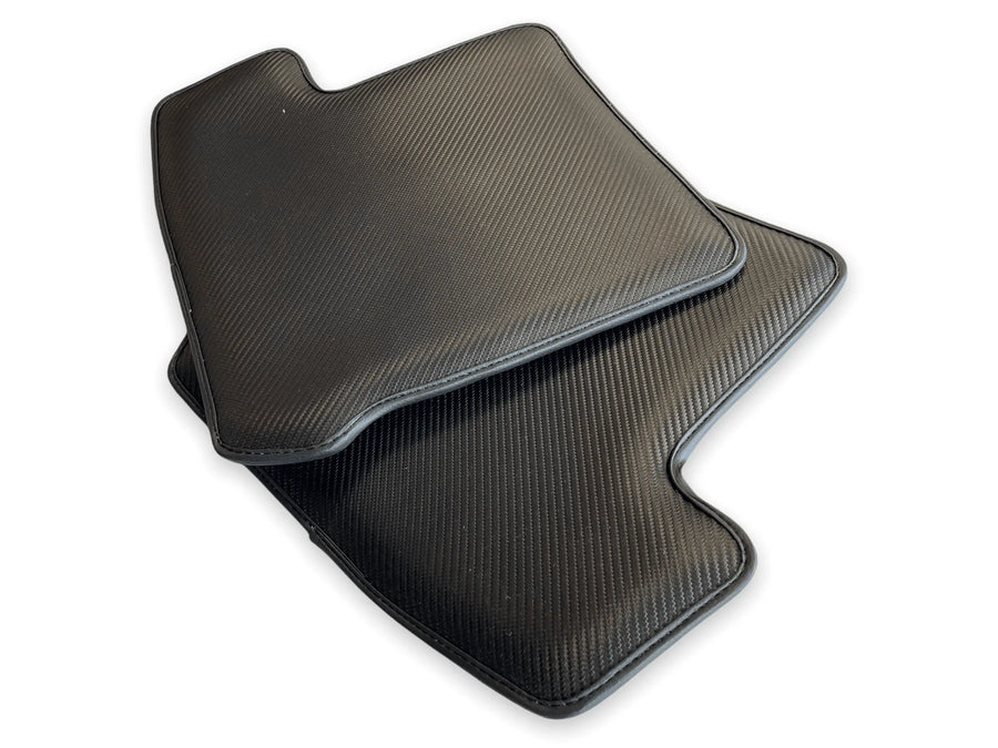 Carbon Fiber Floor Mats for Porsche 992 Gt2rs 2021-2022 Green Sewing - AutoWin