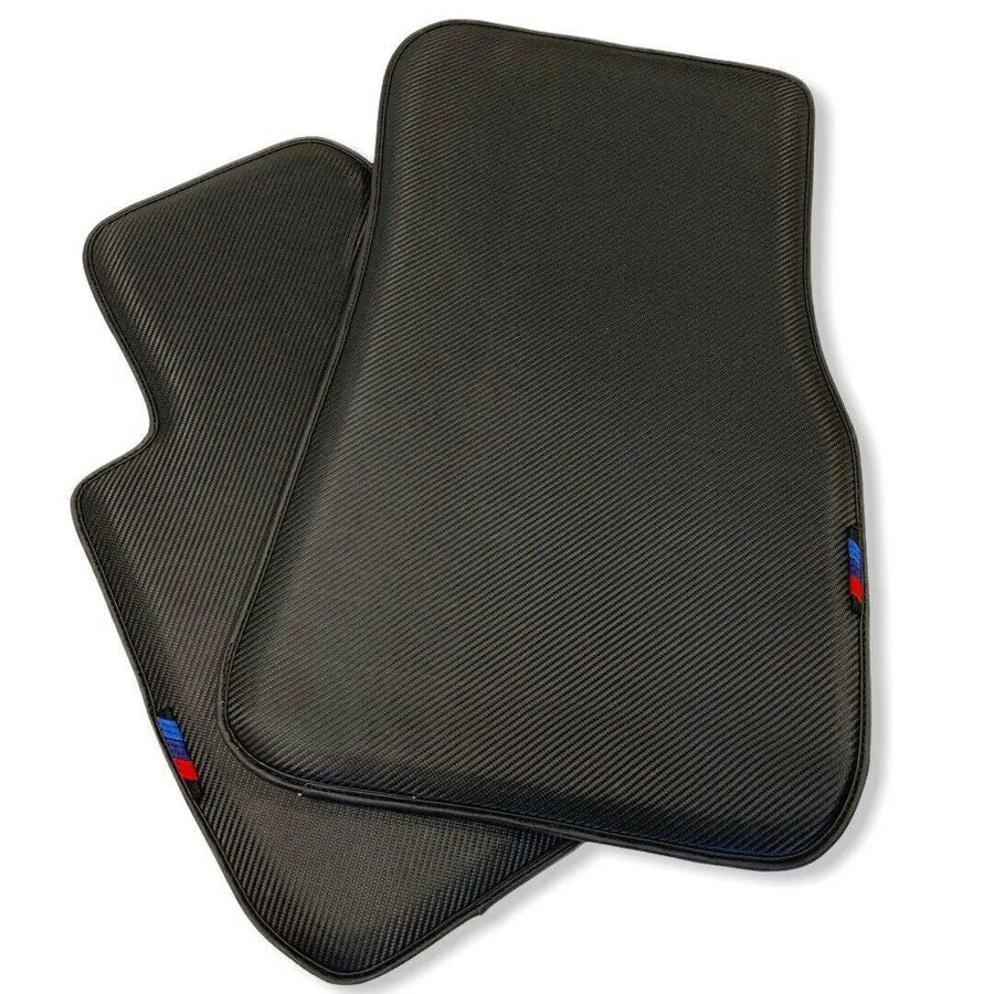Floor Mats For BMW i3 Series I01 Autowin Brand Carbon Fiber Leather - AutoWin
