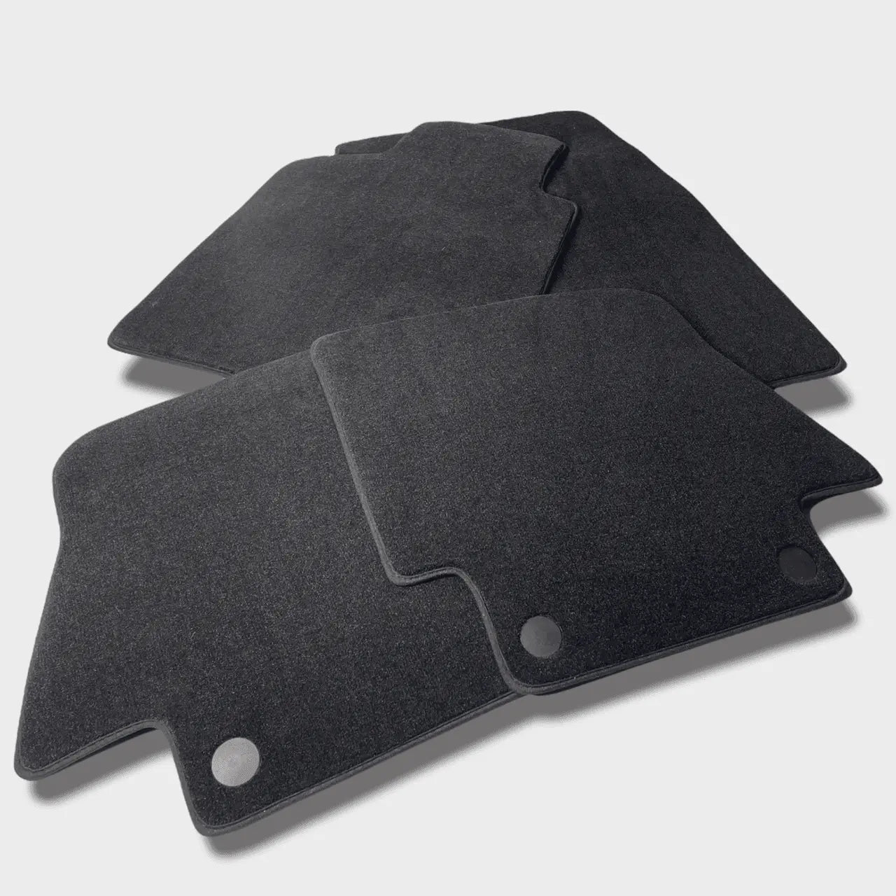 Floor Mats For Maserati GranCabrio I (2010-2019) Black - AutoWin