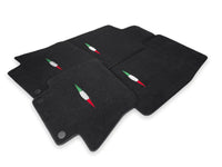 Floor Mats For Maserati GranCabrio I (2010-2019) Black IT Edition - AutoWin