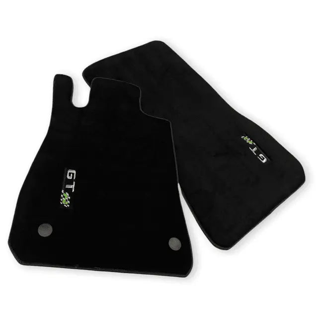 Floor Mats For Mercedes-Benz Amg Gtr Green Logo Autowin Brand - AutoWin