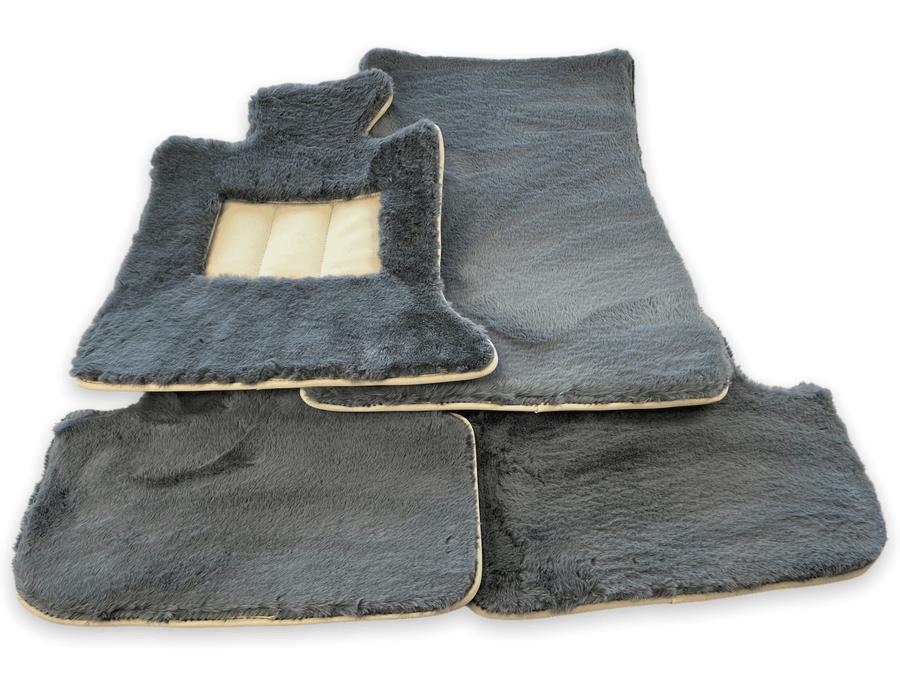 Sheepskin Floor Mats For Rolls Royce Cullinan Rr31 2018-2023 Er56 Design Brand - AutoWin