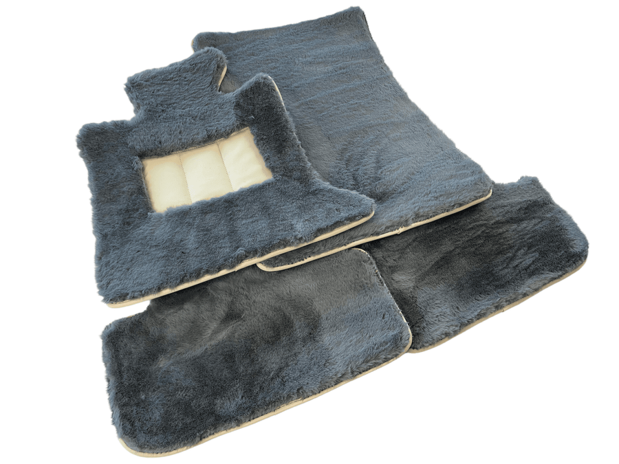 Sheepskin Floor Mats For Rolls Royce Shadow 1965-1977 Er56 Design Brand - AutoWin