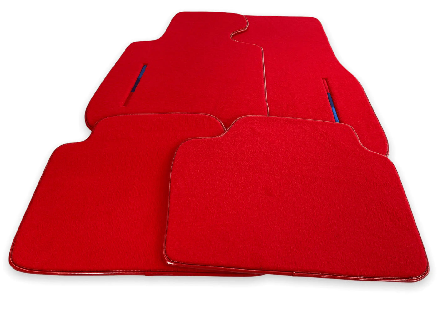Red Floor Mats For BMW 3 Series F30 With M Package - AutoWin