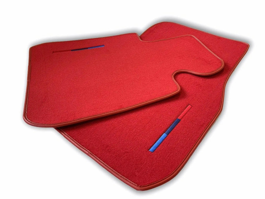 Red Floor Mats For BMW 6 Series F06 Gran Coupe With M Package - AutoWin