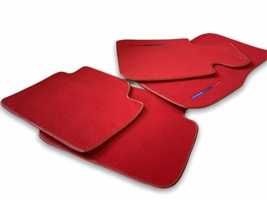 Red Floor Mats For BMW 6 Series G32 GT With M Package - AutoWin