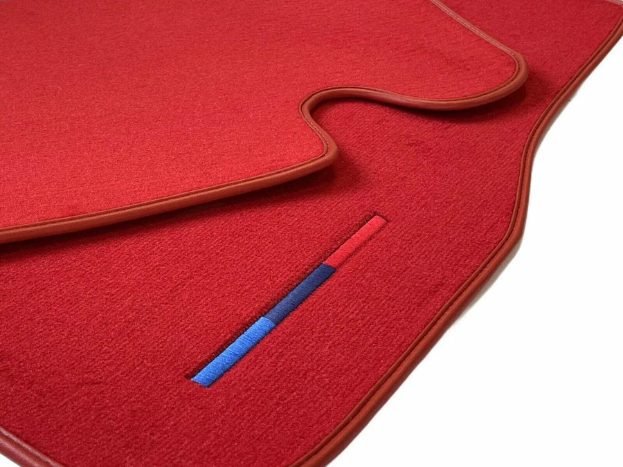 Red Floor Mats For BMW 6 Series G32 GT With M Package - AutoWin