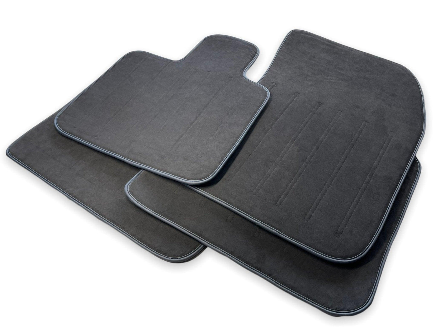 Alcantara Floor Mats For Rolls Royce Black Badge Dawn - AutoWin