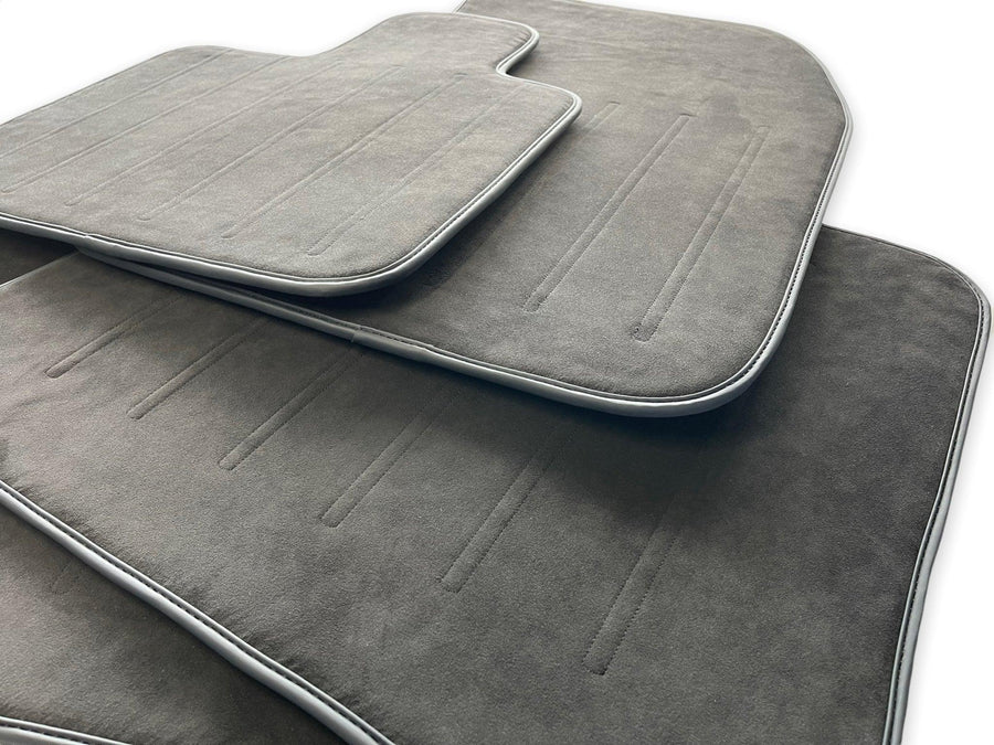 Alcantara Floor Mats For Rolls Royce Black Badge Ghost Series II (2021-2024) - AutoWin