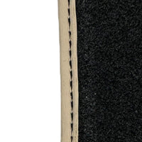 Beige Floor Mats for Bentley Mulsanne (2010-2020) with Leather - AutoWin