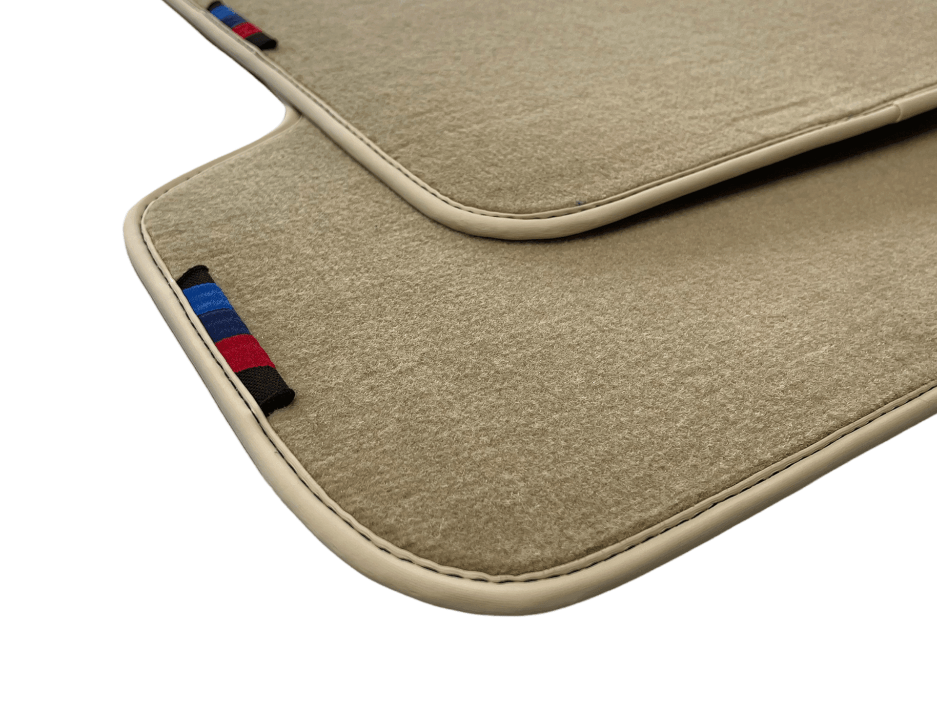 Beige Floor Mats For BMW 3 Series F30 With M Package - AutoWin