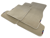 Beige Floor Mats For BMW 5 Series E39 With M Package - AutoWin