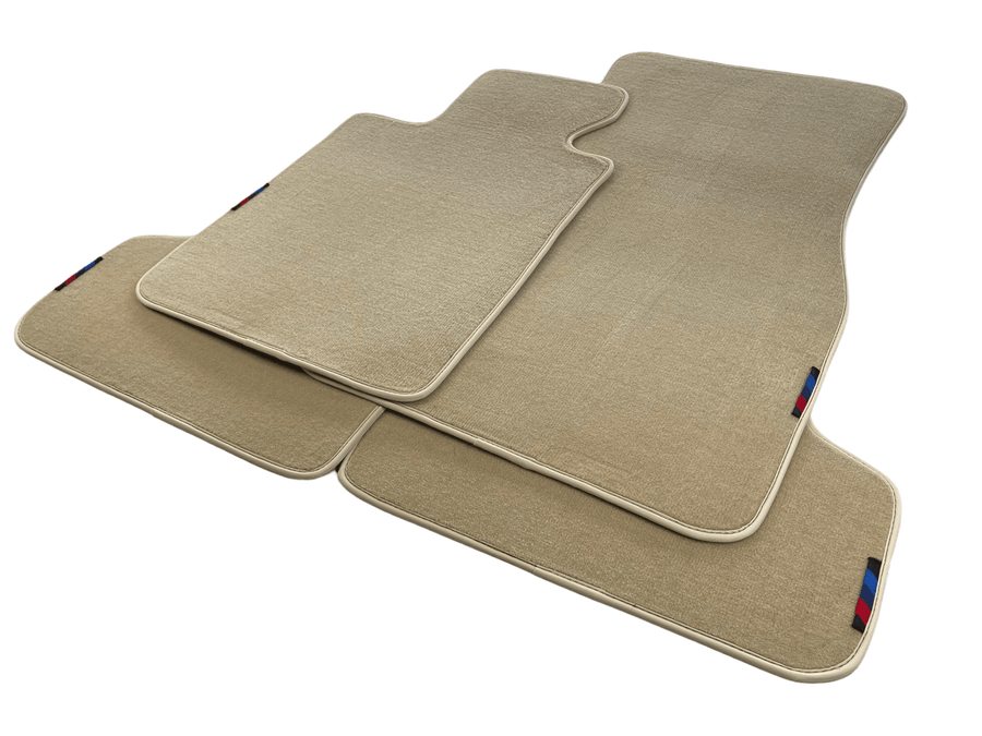 Beige Floor Mats For BMW 8 Series G14 With M Package AutoWin Brand - AutoWin
