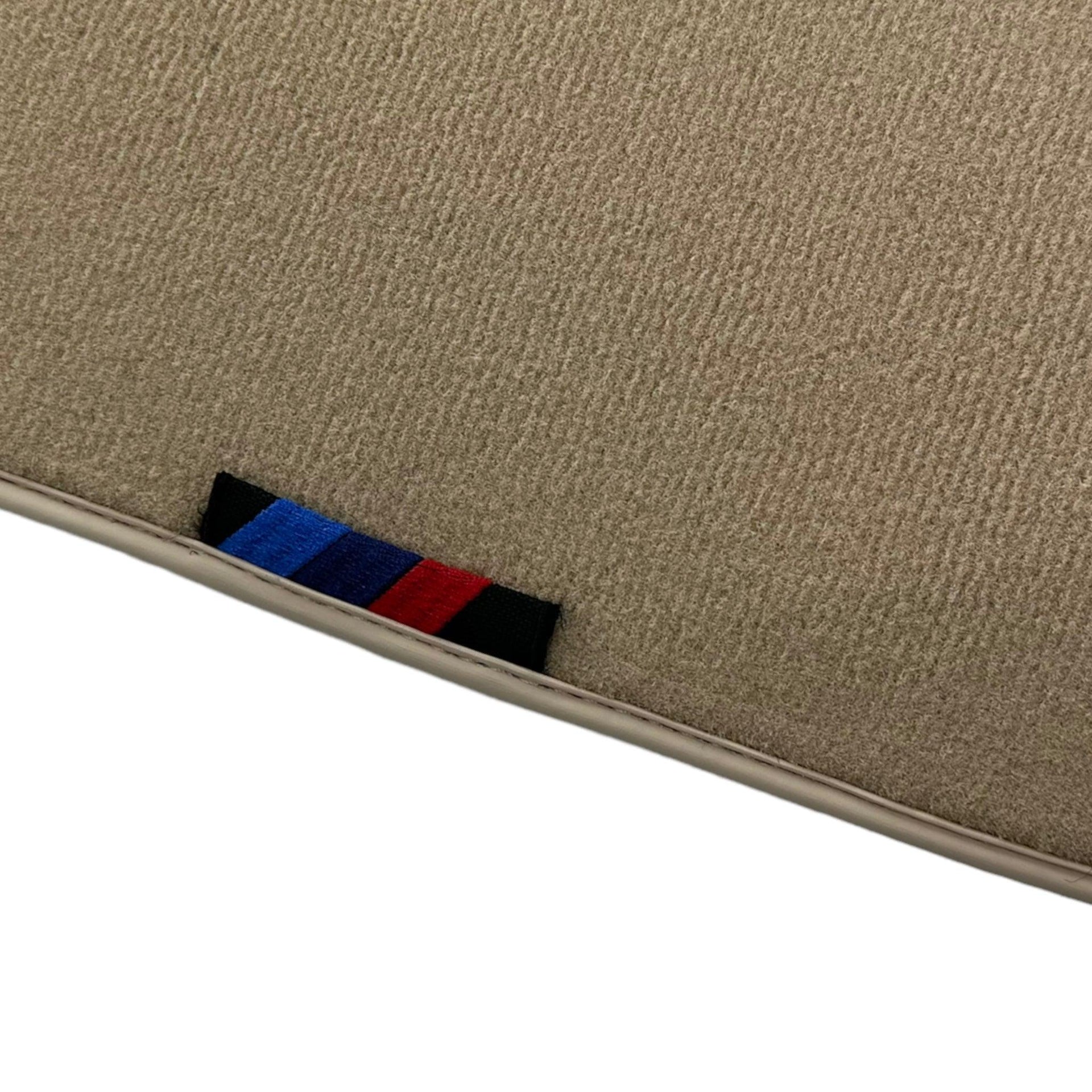 Beige Floor Mats For BMW Z4 Series E85 Convertible (2003-2008) With M Package - AutoWin
