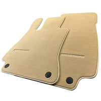 Beige Floor Mats For Mercedes Benz C-Class A205 Convertible (2016-2018) | Limited Edition - AutoWin