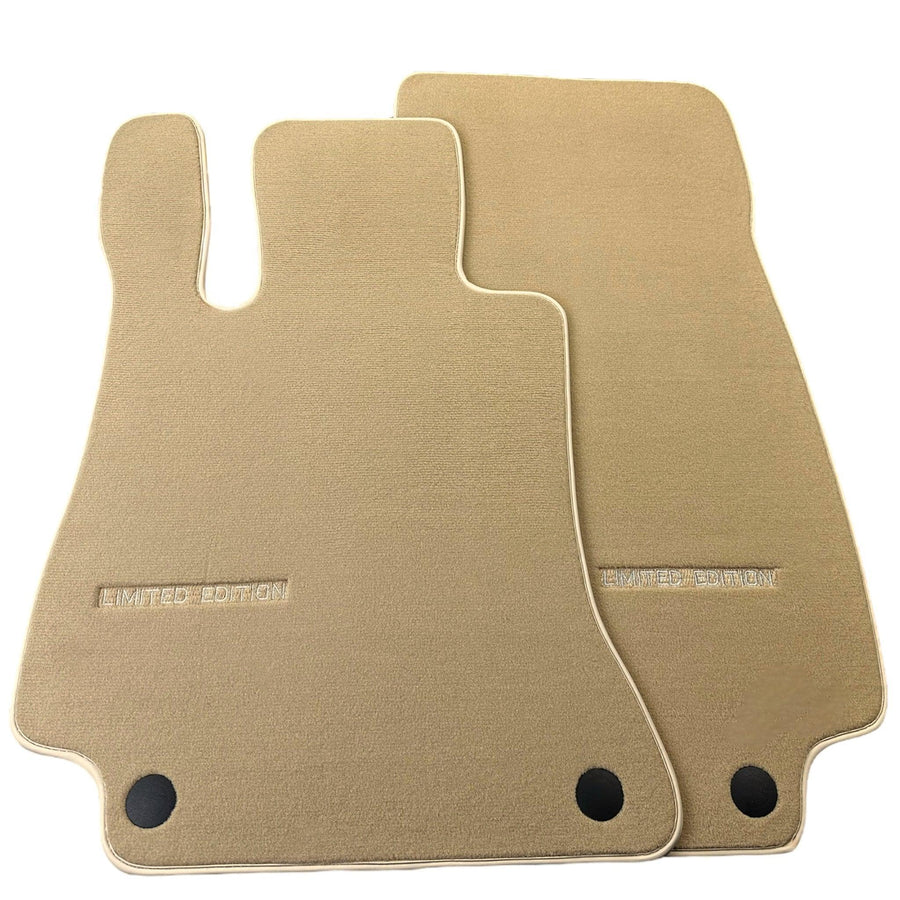Beige Floor Mats For Mercedes Benz C-Class W206 Sedan (2021-2023) | Limited Edition - AutoWin