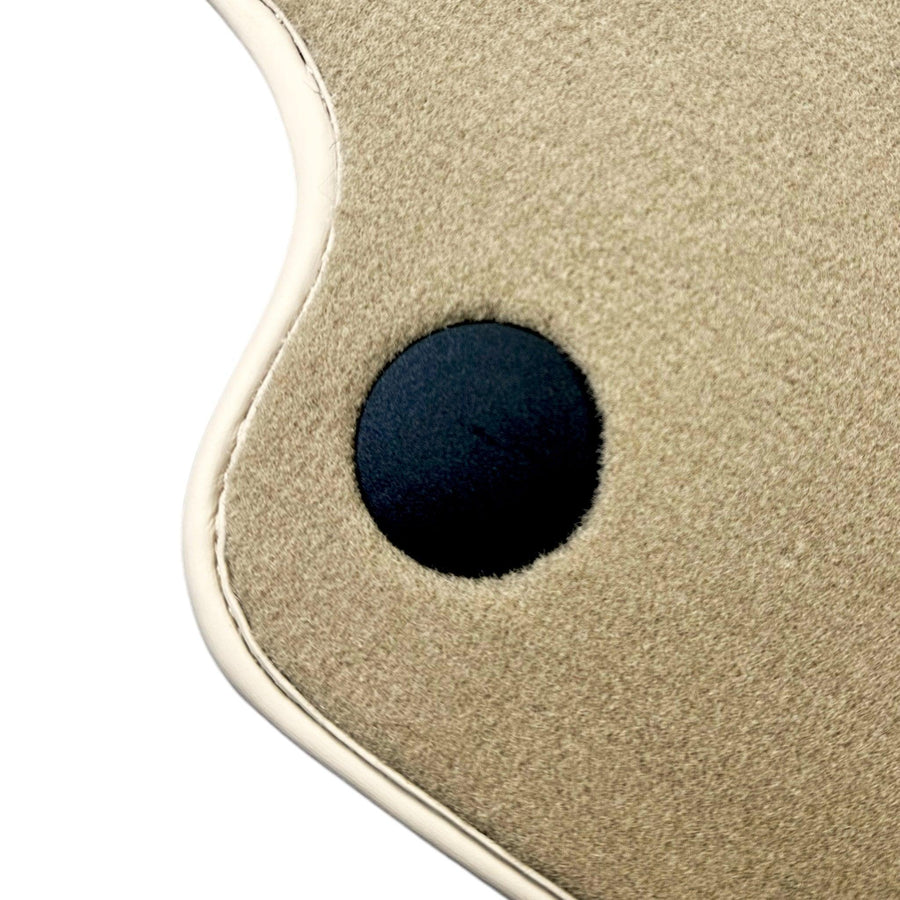 Beige Floor Mats For Mercedes Benz E-Class W211 Sedan 4Matic (2002-2009) | Limited Edition - AutoWin