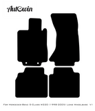 Beige Floor Mats For Mercedes Benz S-Class W220 (1998-2005) Long Wheelbase | Limited Edition - AutoWin