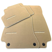 Beige Floor Mats For Mercedes Benz S-Class W221 (2005-2013) Long Wheelbase | Limited Edition - AutoWin