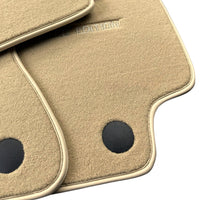 Beige Floor Mats For Mercedes Benz V-Class 447 Front (2019-2023) | Limited Edition - AutoWin