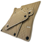 Beige Leather Floor Mats For Mercedes Benz S-Class W220 (1998-2005) Long Wheelbase | ER56 Design - AutoWin