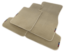 Beige Mats For BMW 5 Series G31 Wagon With M Package - AutoWin