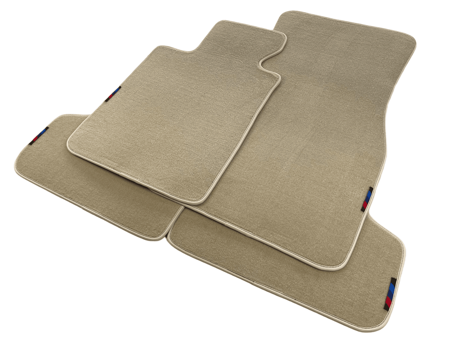 Beige Mats For BMW 6 Series E24 Coupe With M Package - AutoWin