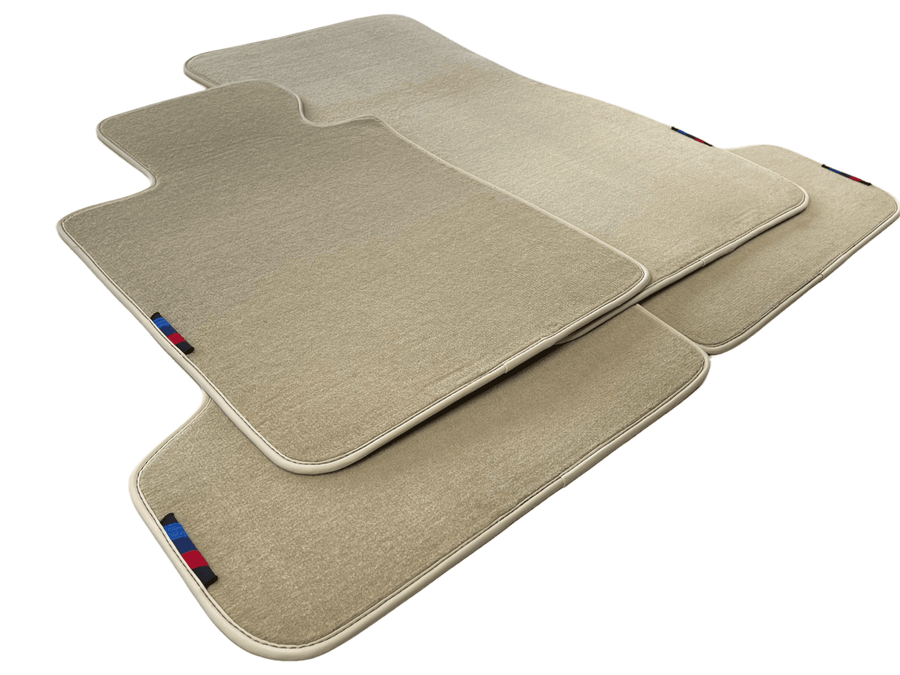 Beige Mats For BMW 6 Series E24 Coupe With M Package - AutoWin