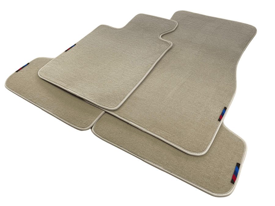 Beige Mats For BMW 6 Series E24 Coupe With M Package - AutoWin