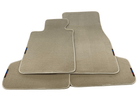 Beige Mats For BMW M3 4-door E90 With M Package - AutoWin