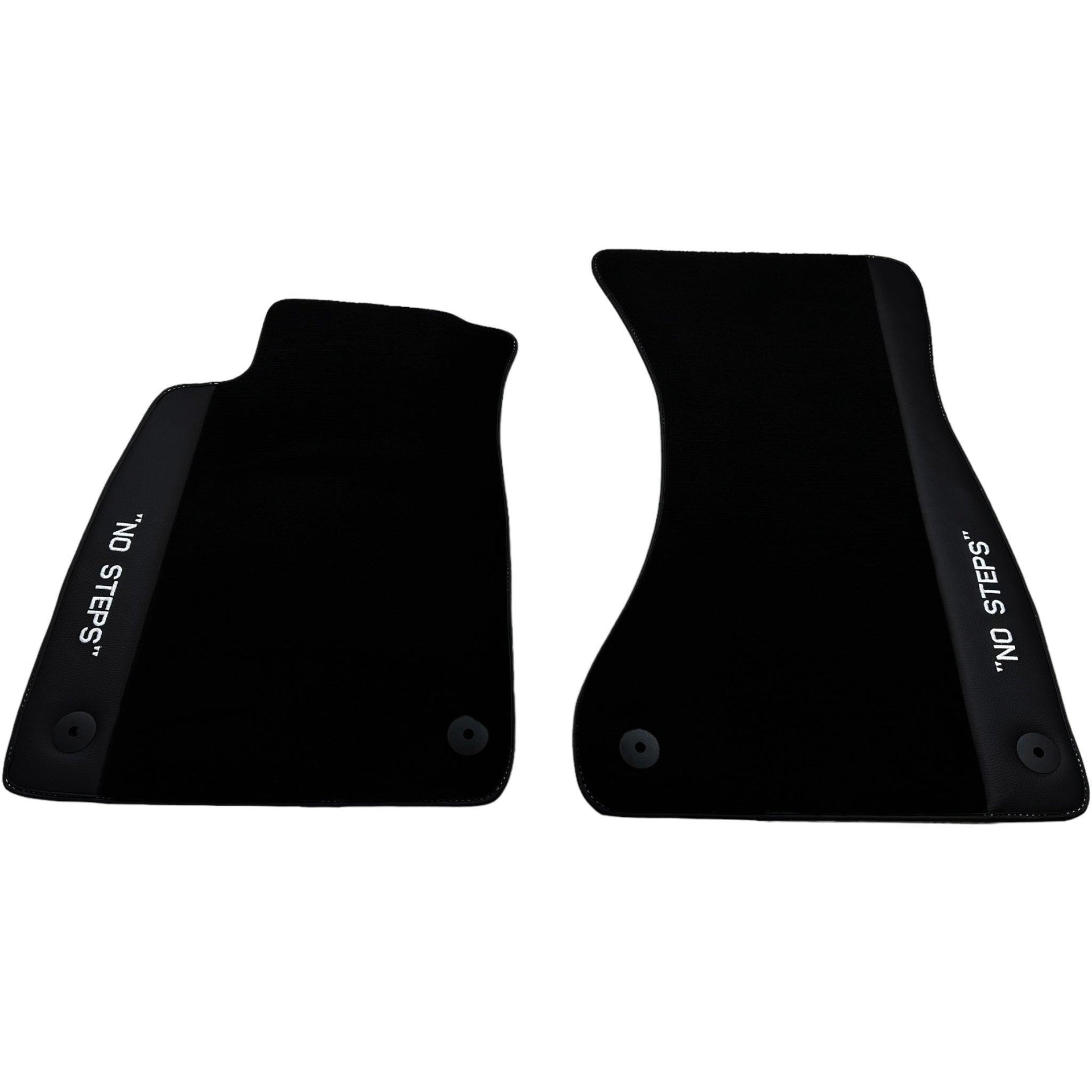 Black Floor Mats for Audi A3 - 3-door Hatchback (2013-2020) | No Steps - AutoWin
